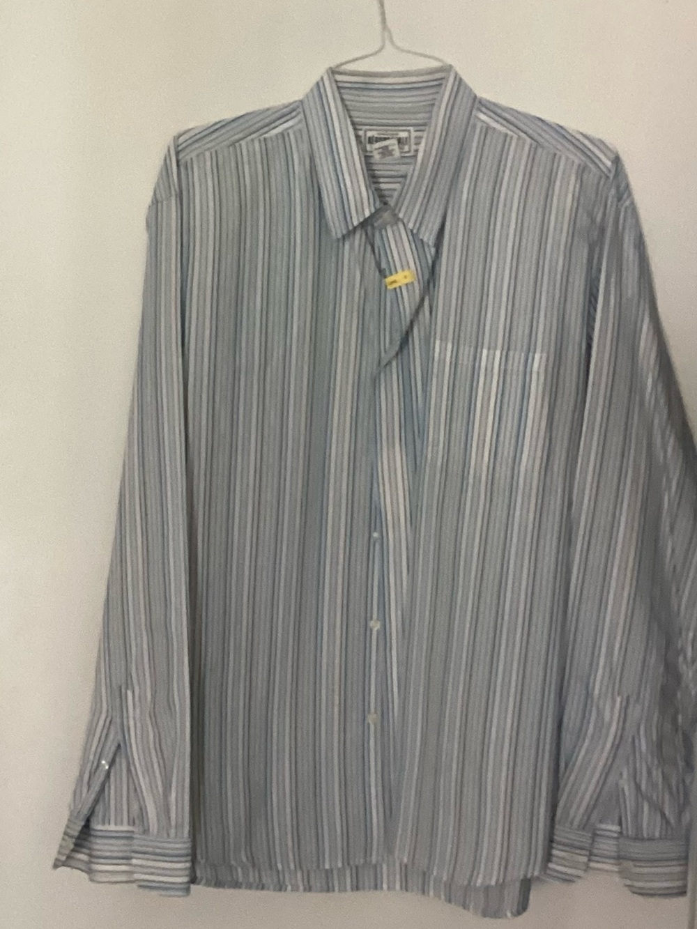 Men's Blue Striped Aeropostale XL Button-Up Shirt